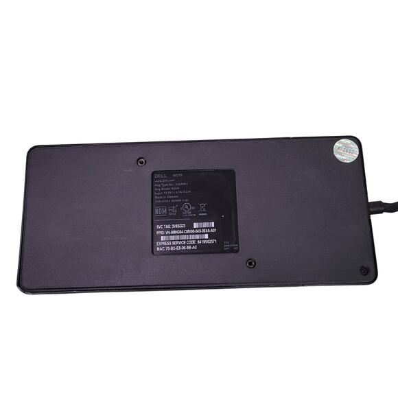 Dell WD19 K20A USB-C Docking Station w/ 130W Power Adapter Port Replicator EUC - Picture 7 of 12